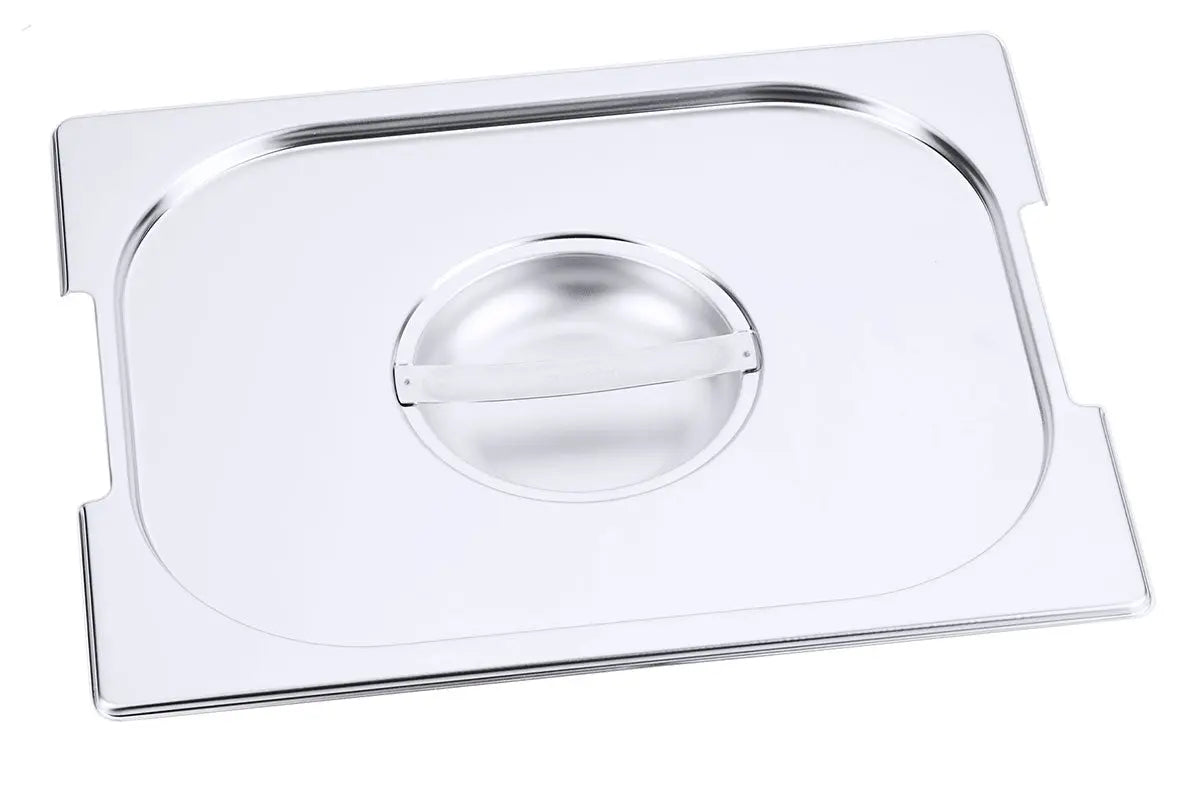 Edelstahl Gastronorm GN-Deckel für 7211-7223 mit Griff-Aussparung Contacto - CPGASTRO