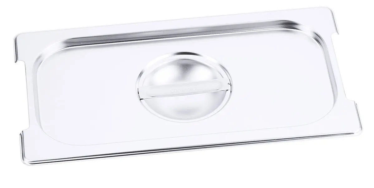 Edelstahl Gastronorm GN-Deckel für 7211-7223 mit Griff-Aussparung Contacto - CPGASTRO