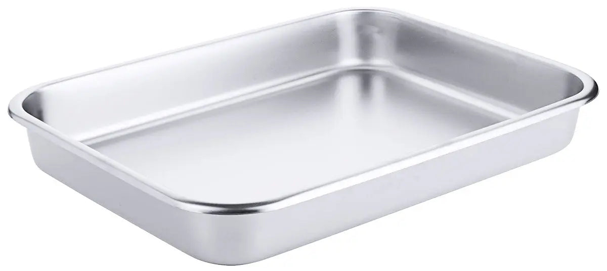 Edelstahl Schale rechteckig Länge 35-65 cm matt poliert Contacto - CPGASTRO