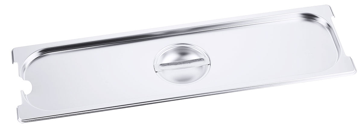Edelstahl Gastronorm GN-Deckel für 7211-7223 mit Löffel & Griff-Aussparung Contacto - CPGASTRO