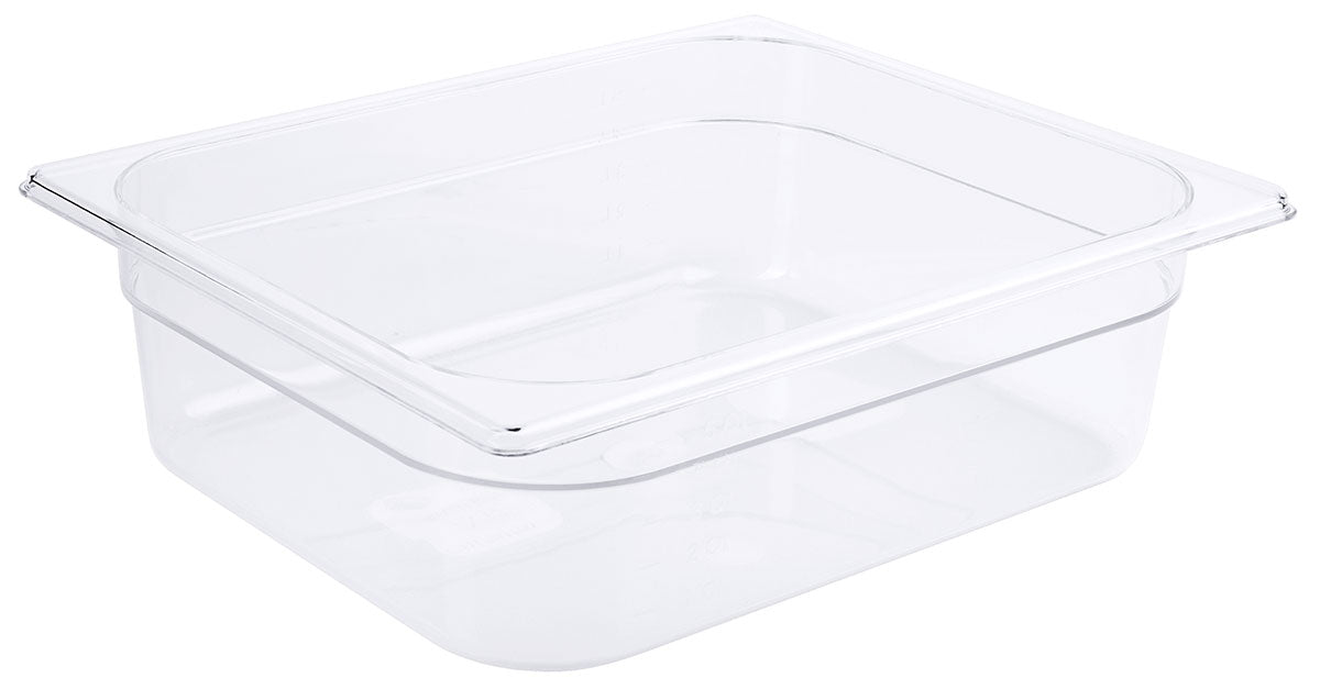 GN-Behälter aus Polycarbonat klar transparent Tiefe 65-200mm Contacto - CPGASTRO