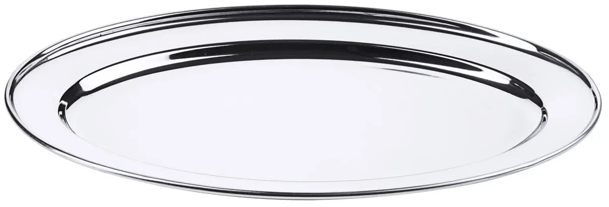 Contacto Edelstahl Bratenplatte oval 35 cm