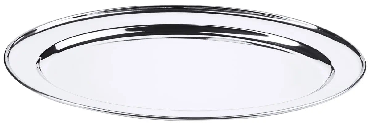 Contacto Edelstahl Bratenplatte oval 40 cm