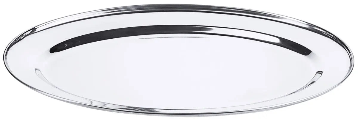 Contacto Edelstahl Bratenplatte oval 45 cm