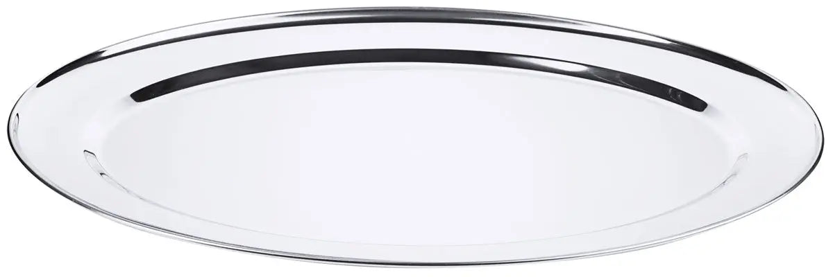Contacto Edelstahl Bratenplatte oval 60,5 cm