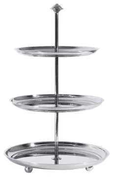 Edelstahl Petits-Fours-Etagere mit 3 Ebenen - CPGASTRO