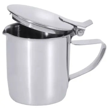 Edelstahl Sahnekännchen 15 cl mit Deckel - CPGASTRO