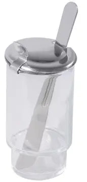 Edelstahl Ersatzglas für Senf mit Deckel und Löffel - CPGASTRO
