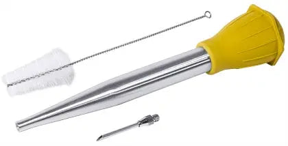 Edelstahl Bratensaftspritze mit Bürste - CPGASTRO
