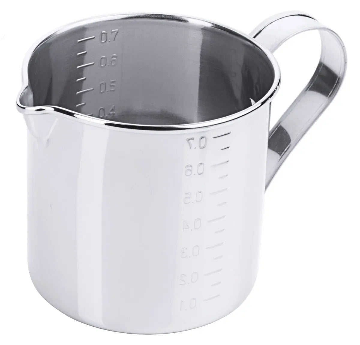 Edelstahl Messbecher zylindrisch 0,7 l - CPGASTRO