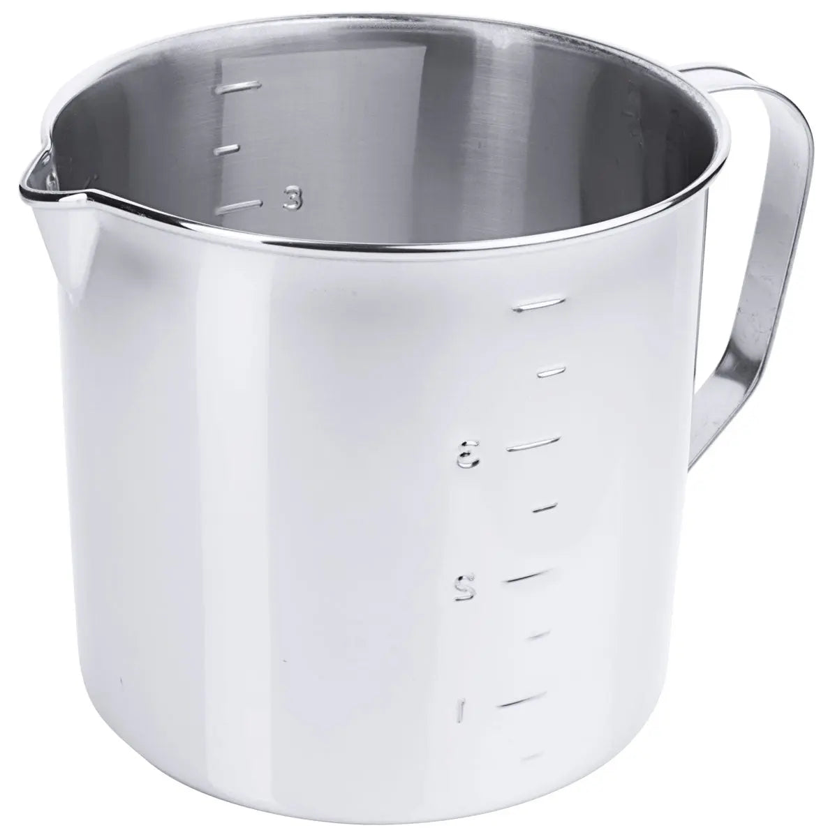 Contacto Edelstahl Messbecher zylindrisch 4 l