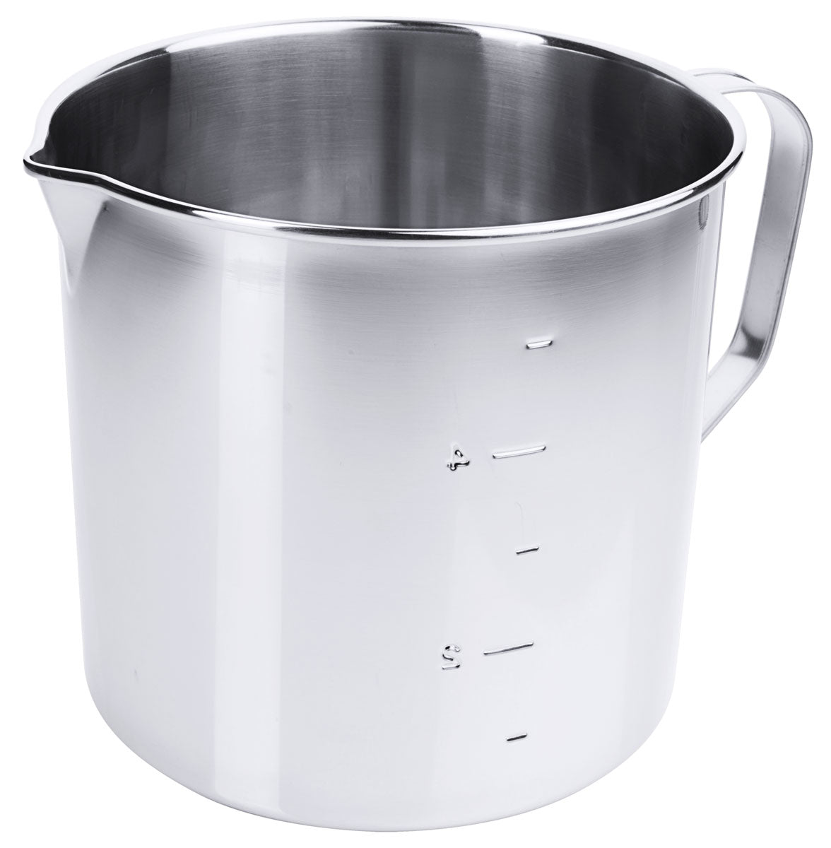 Contacto Edelstahl Messbecher zylindrisch 5 l