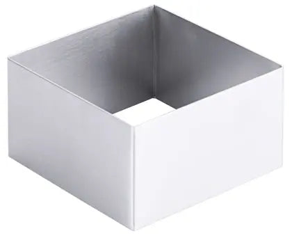 Edelstahl Mousseform quadratisch 8x8 cm - CPGASTRO