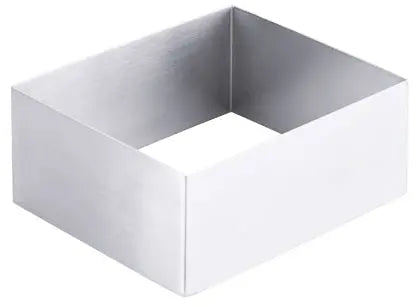 Edelstahl Mousseform rechteckig 10x12cm - CPGASTRO