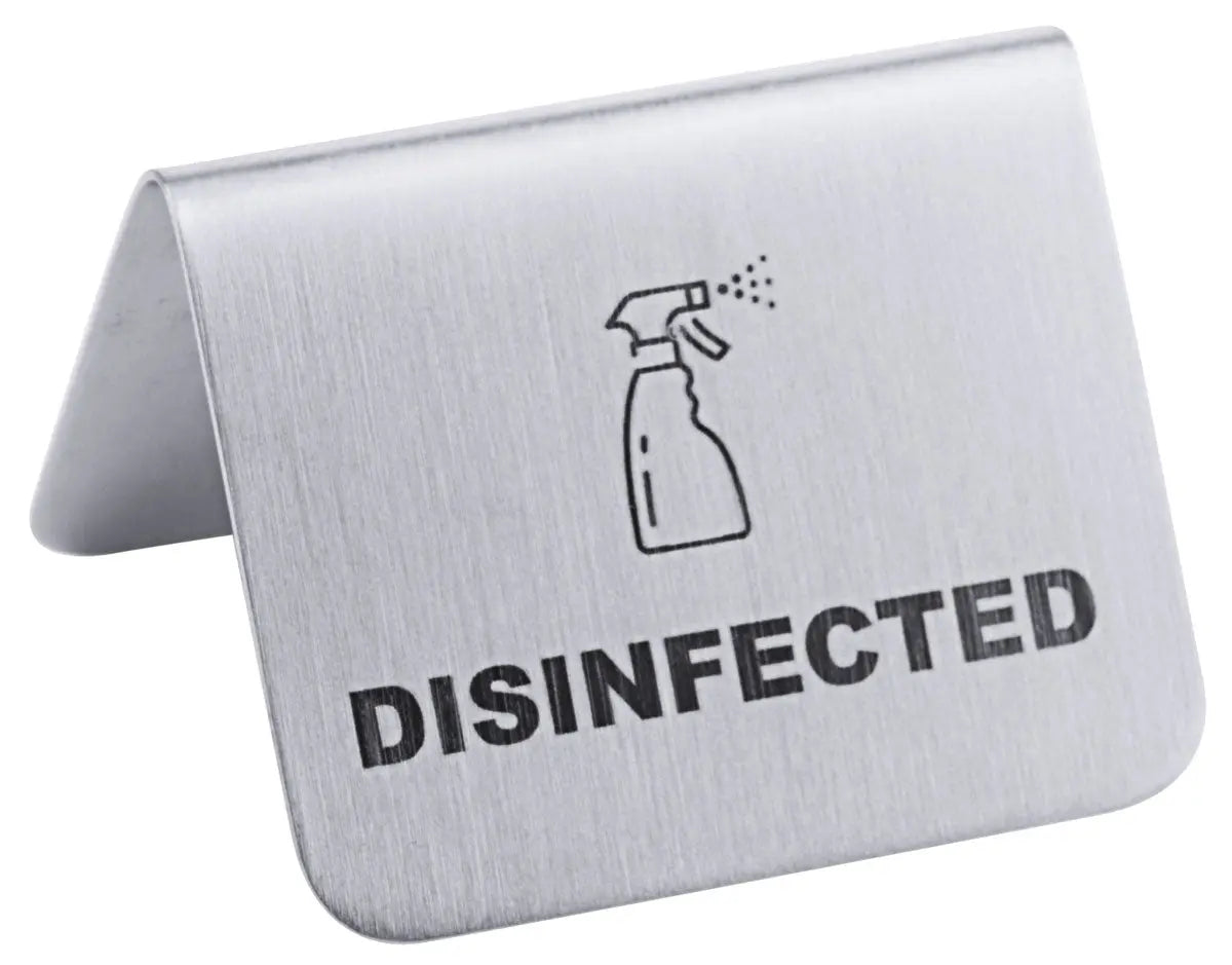 Contacto Schild DISINFECTED
