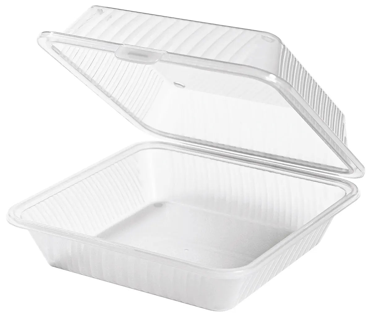 Eco-Takeouts Behälter weiß 23 x 23,5 x 9,5 cm - CPGASTRO