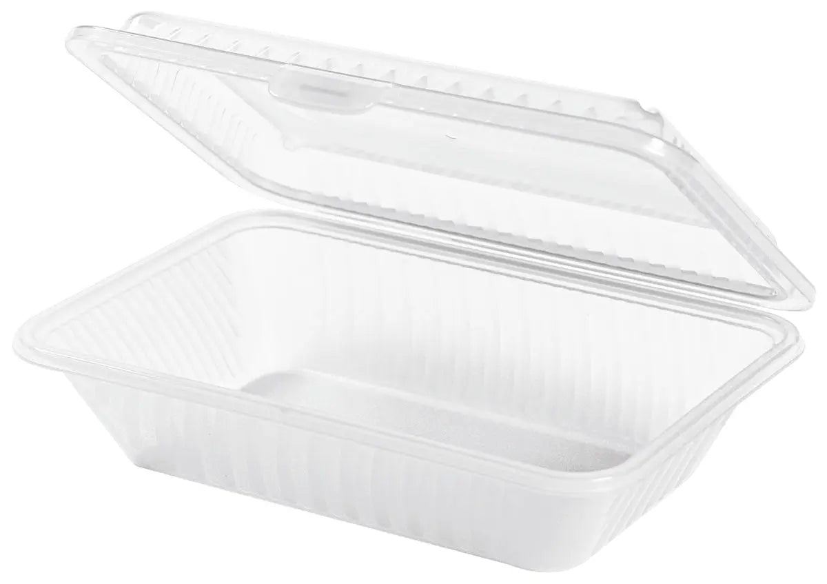 Eco-Takeouts Behälter weiß 23,5 x 17 x 7 cm - CPGASTRO