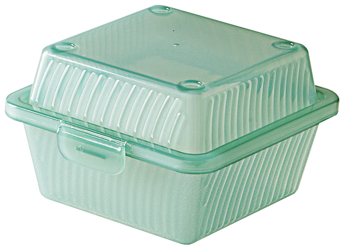 Contacto Eco-Takeouts Behälter grün für Hamburger 12 x 13 x 8 cm