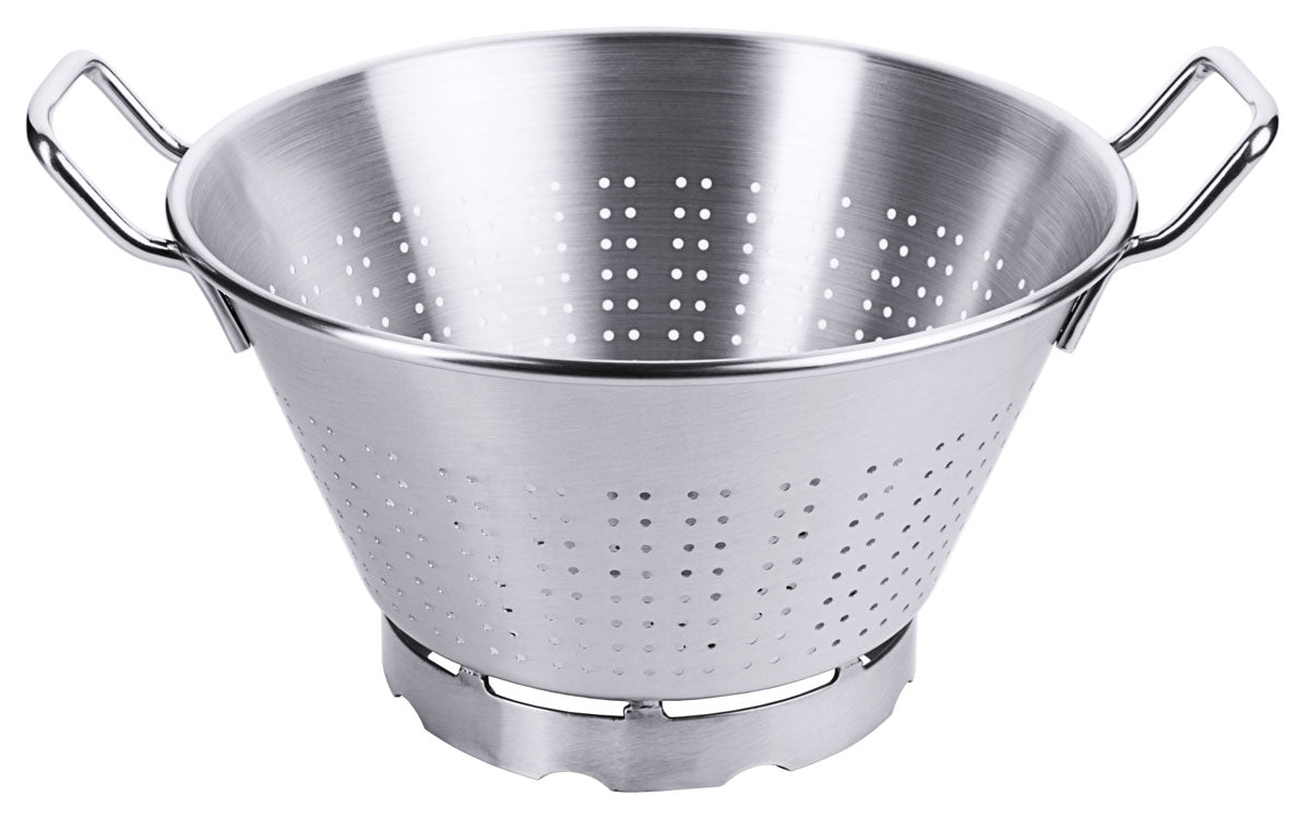 Contacto Edelstahl Seiher mit Fuß 32 cm