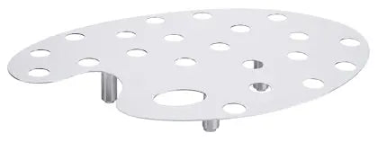 Edelstahl Malerpalette mit 20 mm Löchern - CPGASTRO
