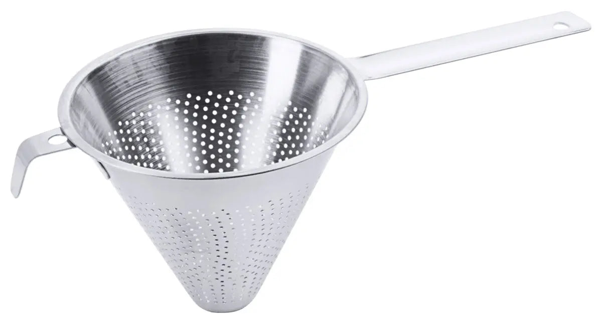 Contacto Edelstahl Spitzsieb mit Flachstiel 12 cm