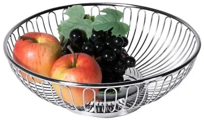 Edelstahl Brot-/Obstkorb 25 cm - CPGASTRO
