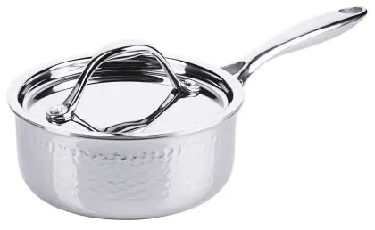 Stielkasserolle 16 cm mit Hammerschlag-Oberfläche Contacto - CPGASTRO