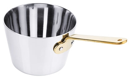 Mini Stieltopf 8,5 cm mit Stiel aus Messing Contacto - CPGASTRO