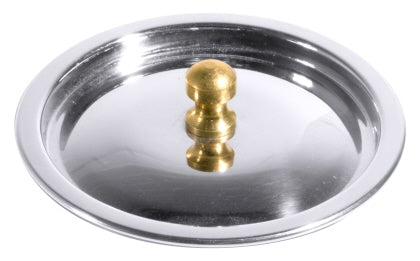 Deckel 8,5 cm Edelstahl mit Messinggriff Contacto - CPGASTRO
