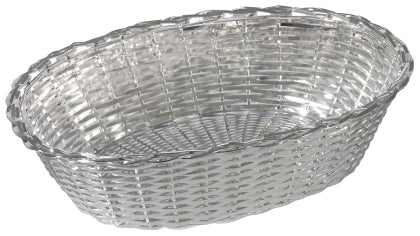 Korb 20x14 cm, oval,versilbert Contacto - CPGASTRO