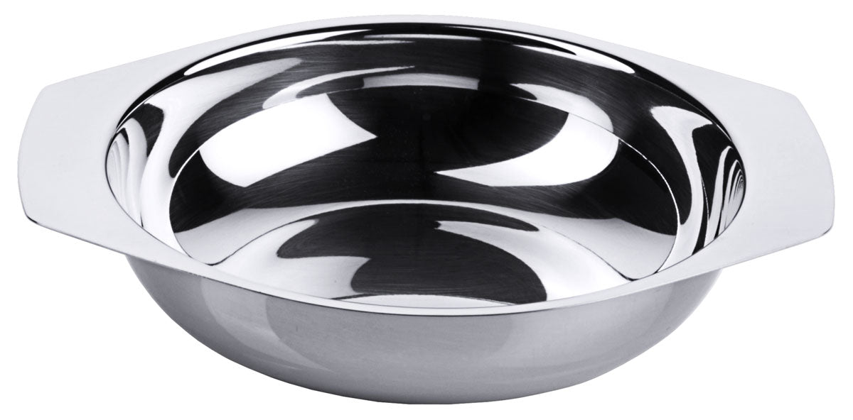 Contacto Edelstahl Beilageschüssel flach 0,25 l