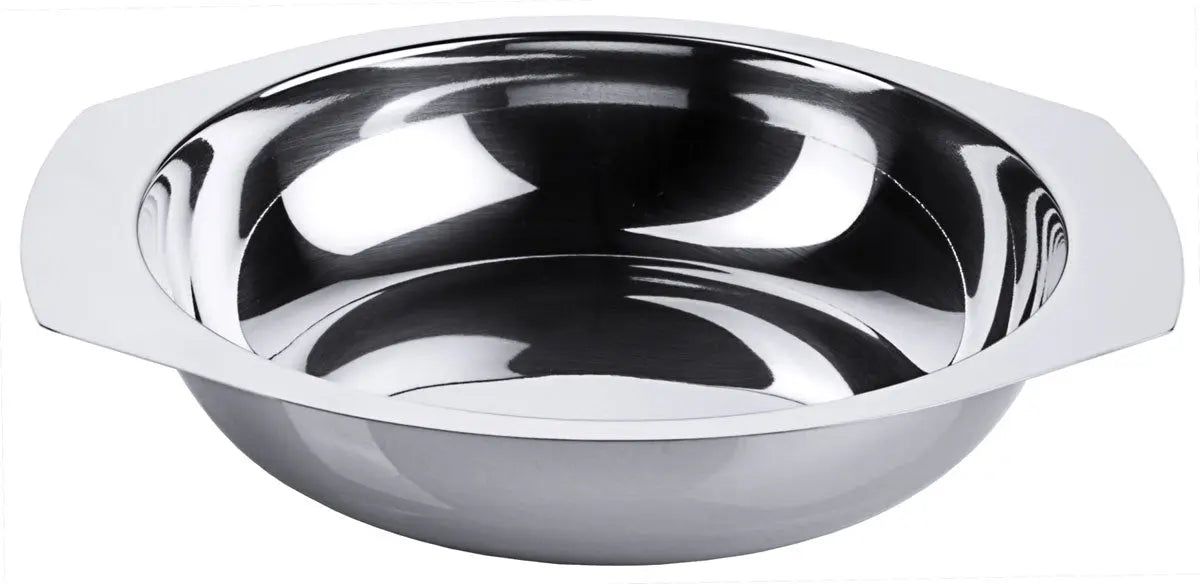 Contacto Edelstahl Beilageschüssel flach 0,6 l