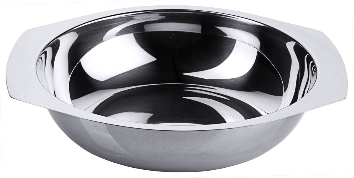 Contacto Edelstahl Beilageschüssel flach 0,8 l