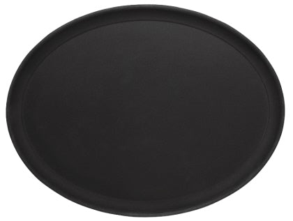 Tablett oval, 26,5, schwarz 26,5 x 20 cm, schwarz Contacto - CPGASTRO