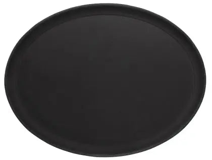 Tablett oval, 26,5, schwarz 26,5 x 20 cm, schwarz Contacto - CPGASTRO