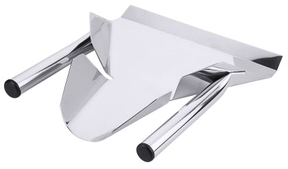 Contacto Edelstahl Pommes frites-Schaufel 23 cm mit zwei Handgriffen CPGastro.de