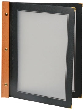 Speisekartenmappe Holz schwarz Contacto - CPGASTRO