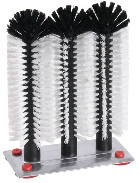 Gläserspülbürste 24/24/24 cm auf Platte aus Aluminium Contacto - CPGASTRO