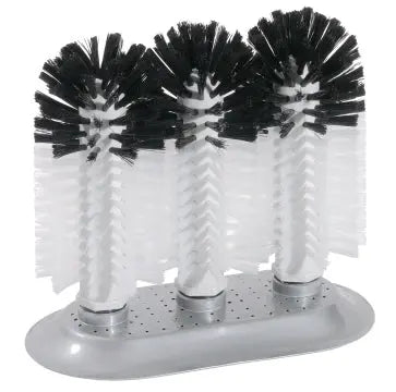 Gläserspülbürste 3x18cm mit Großsaugfuß Contacto - CPGASTRO