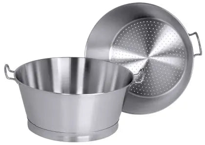 Edelstahl Fettseiher 50 cm mit feststehenden Griffen - CPGASTRO