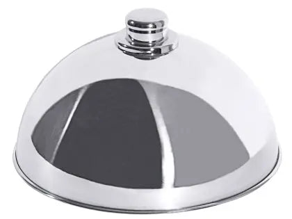 Tellerglocke 25 cm mit Knopfgriff aus Edelstahl Contacto - CPGASTRO