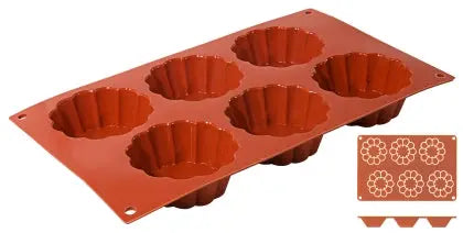Backmatte Briochette, 8/3 cm Contacto - CPGASTRO