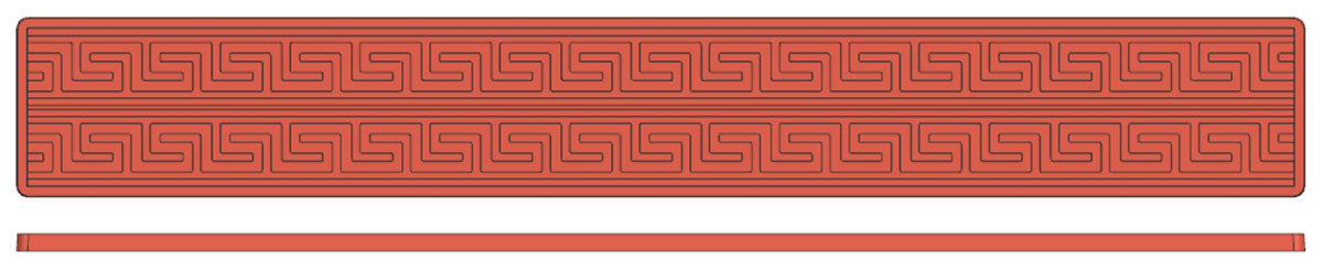 Contacto Reliefmatte 60x8cm Mäander