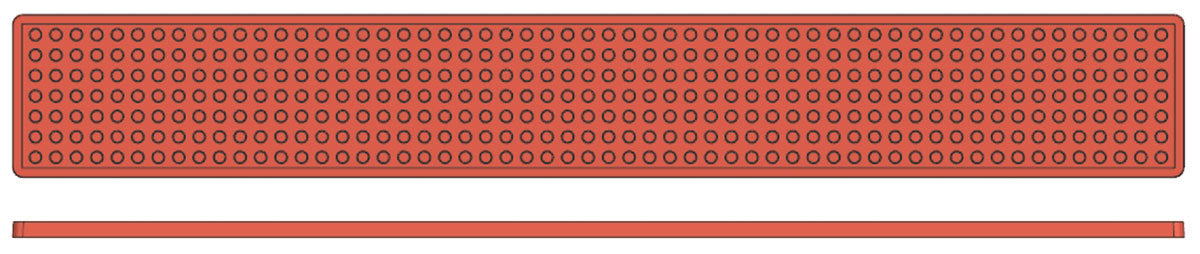 Contacto Reliefmatte 60x8cm Kugeln