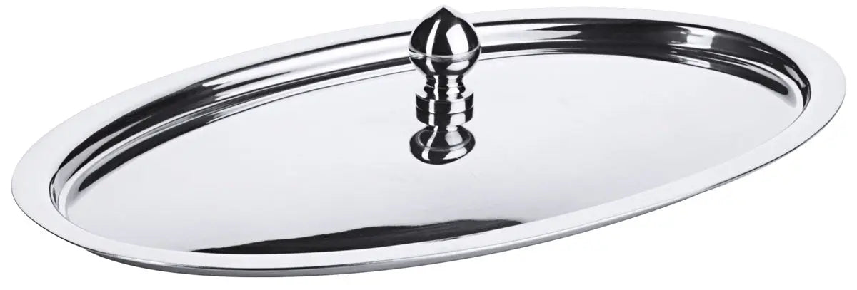 Contacto Edelstahl Knopfdeckel oval /210