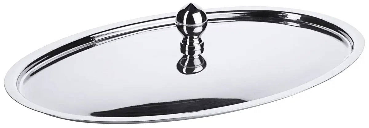 Contacto Edelstahl Knopfdeckel oval /280