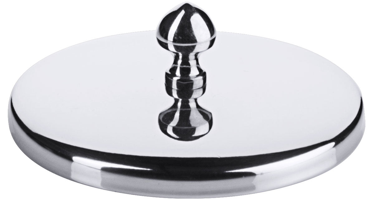 Contacto Edelstahl Knopfdeckel /070