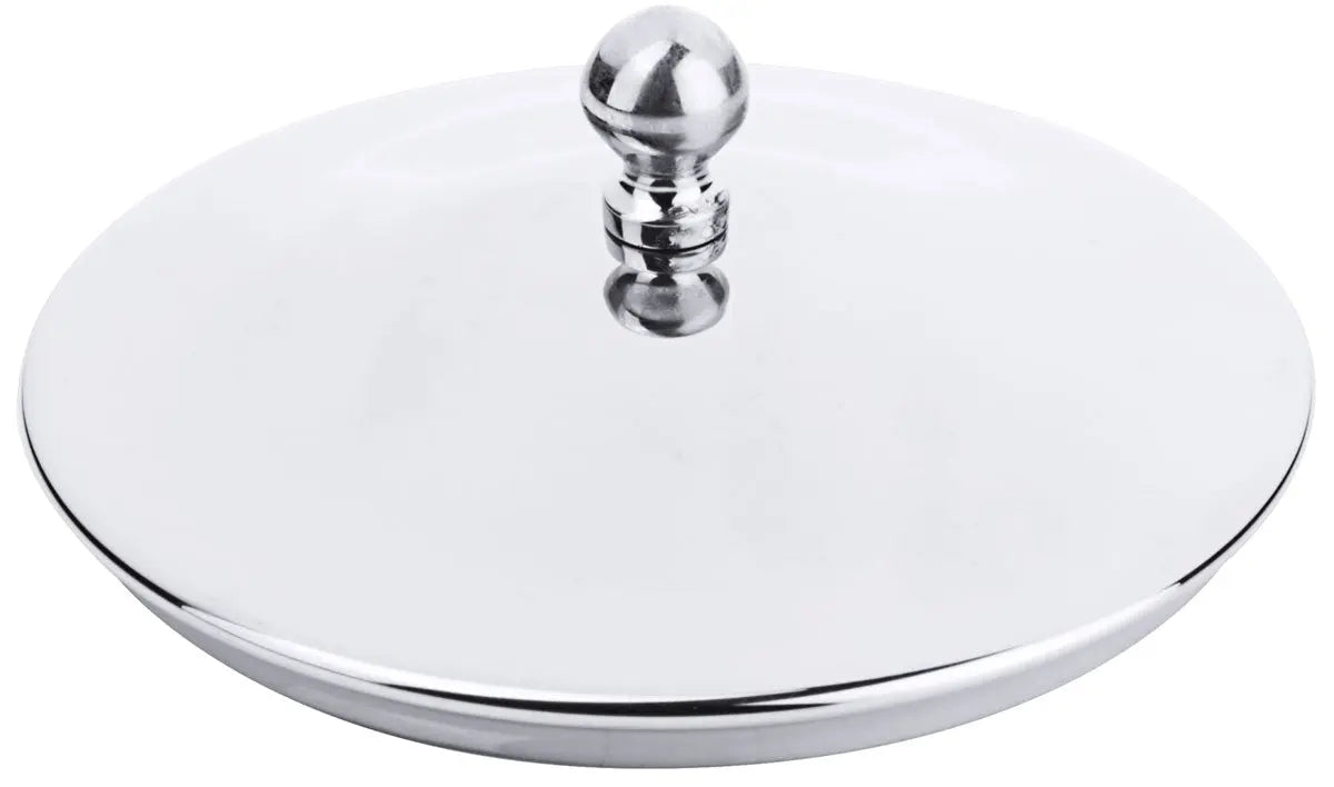 Contacto Edelstahl Knopfdeckel /120