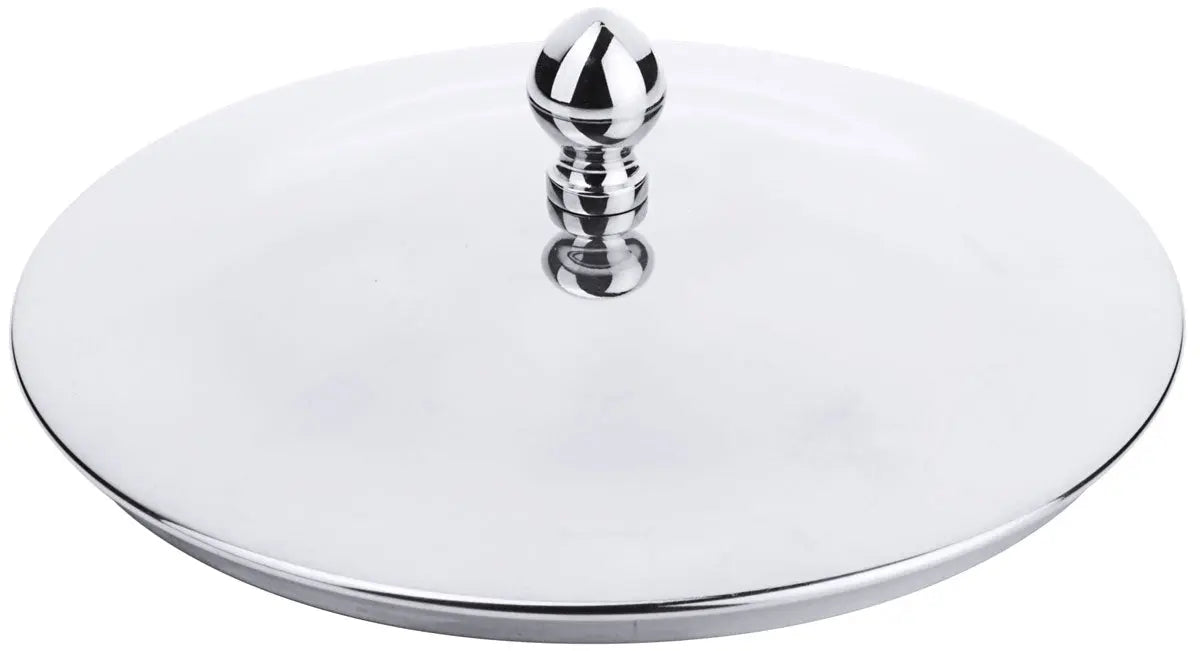 Contacto Edelstahl Knopfdeckel /180