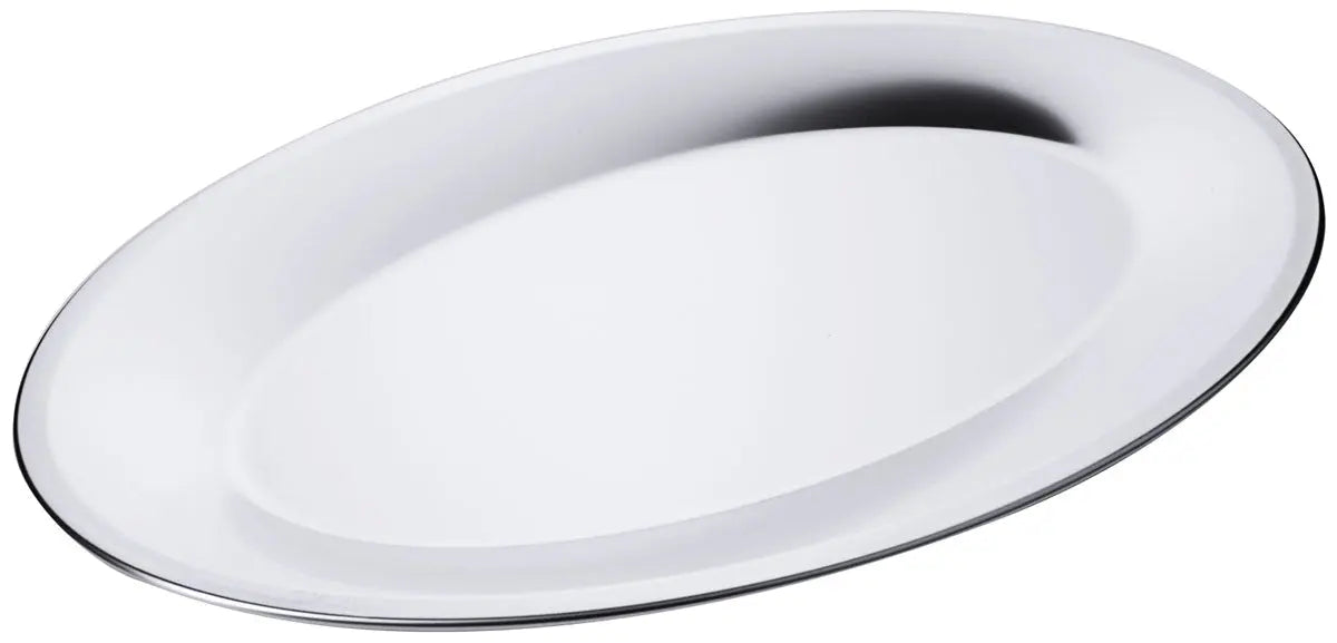 Contacto Edelstahl Buffet-Platte oval 42 cm